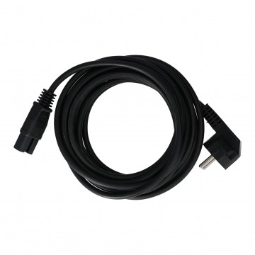 Kabel zasilający OMY do serwera z wtyczką IEC C15 10A czarny 5m