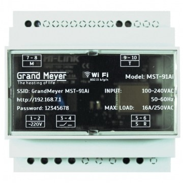 Regulator temperatury jednostrefowy przeciwoblodzeniowy MST-91Ai z Wi-Fi GRAND MEYER